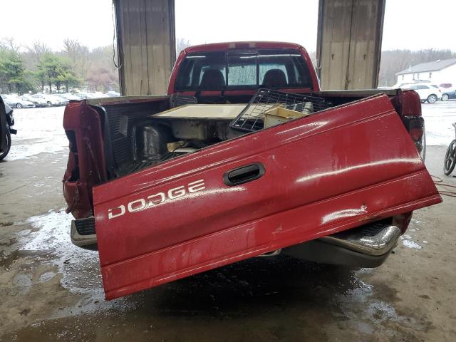 1B7GL22X2WS631194 - 1998 DODGE DAKOTA MAROON photo 6