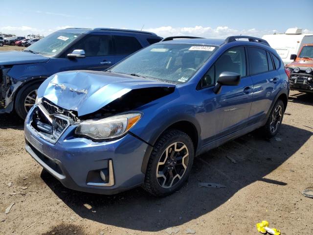 JF2GPAAC7HG216876 - 2017 SUBARU CROSSTREK BLUE photo 1