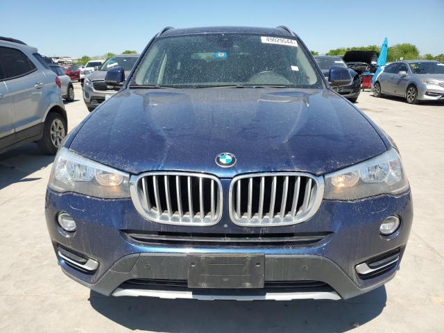 5UXWX9C58G0D85966 - 2016 BMW X3 XDRIVE28I BLUE photo 5