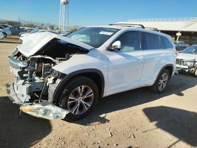 5TDZKRFH3FS040808 - 2015 TOYOTA HIGHLANDER LE WHITE photo 1