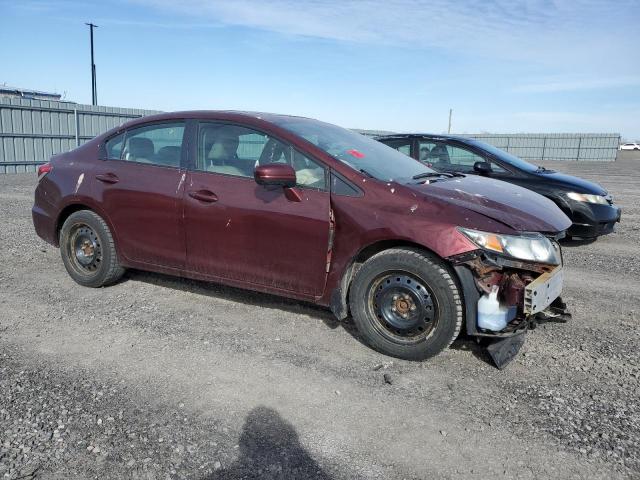 2HGFB2F54FH024729 - 2015 HONDA CIVIC LX BURGUNDY photo 4