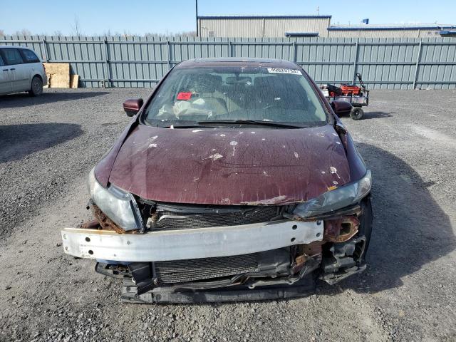 2HGFB2F54FH024729 - 2015 HONDA CIVIC LX BURGUNDY photo 5