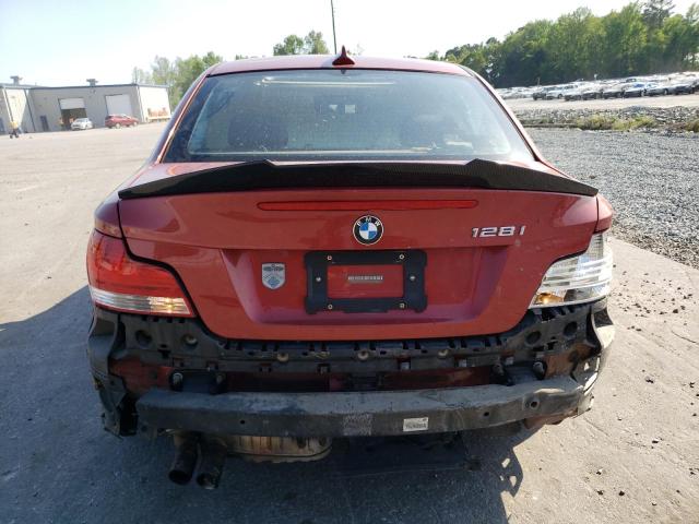 WBAUP93519VF48484 - 2009 BMW 128 I RED photo 6