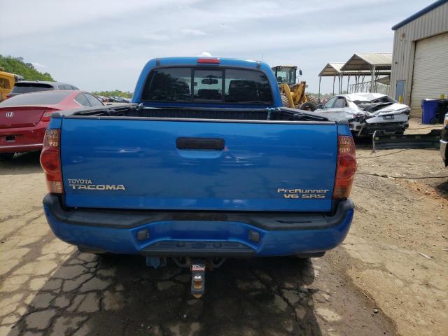 5TEKU72N88Z517170 - 2008 TOYOTA TACOMA DOUBLE CAB PRERUNNER LONG BED BLUE photo 6