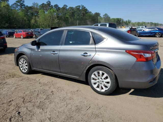 3N1AB7AP6KY302617 - 2019 NISSAN SENTRA S GRAY photo 2