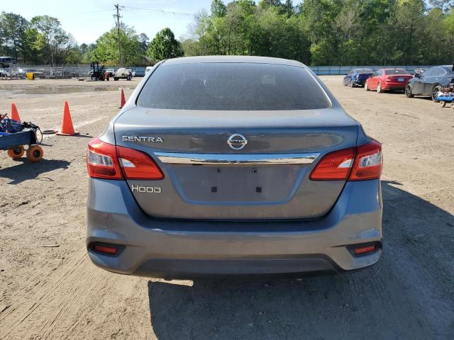 3N1AB7AP6KY302617 - 2019 NISSAN SENTRA S GRAY photo 6