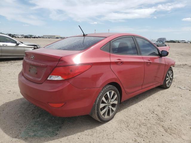 KMHCU4AE6GU160420 - 2016 HYUNDAI ACCENT SE RED photo 3