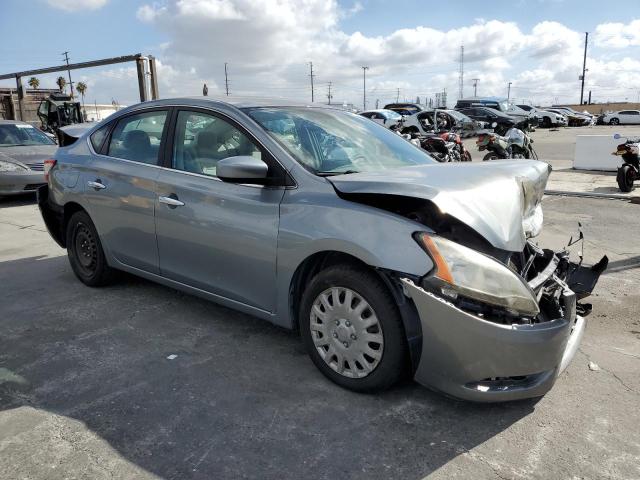 3N1AB7AP2DL702903 - 2013 NISSAN SENTRA S SILVER photo 4