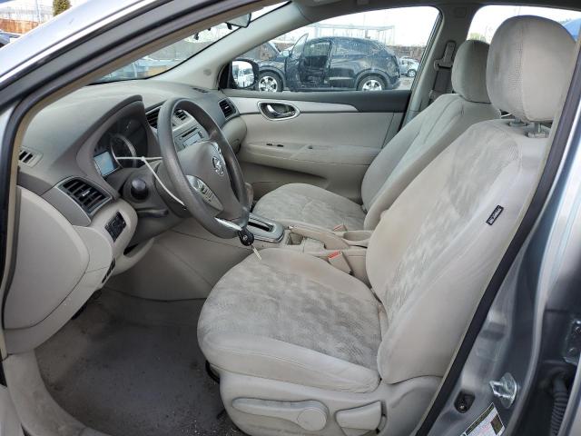 3N1AB7AP2DL702903 - 2013 NISSAN SENTRA S SILVER photo 7