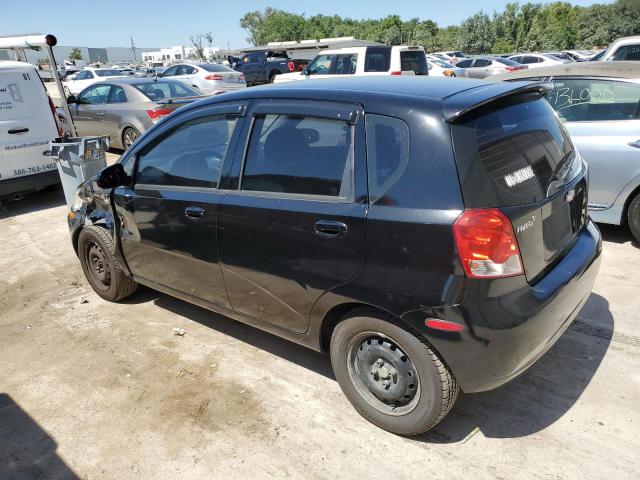 KL1TD66648B207515 - 2008 CHEVROLET AVEO BASE BLACK photo 2