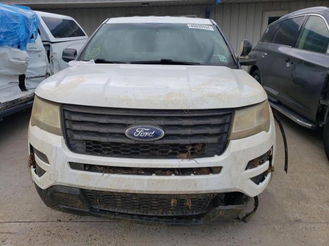 1FM5K8AR9GGB81611 - 2016 FORD EXPLORER POLICE INTERCEPTOR 白色 照片 5