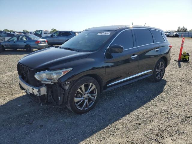 5N1AL0MM6DC313062 - 2013 INFINITI JX35 BLACK photo 1