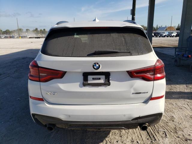 5UXTY3C02M9H95445 - 2021 BMW X3 SDRIVE30I WHITE photo 6