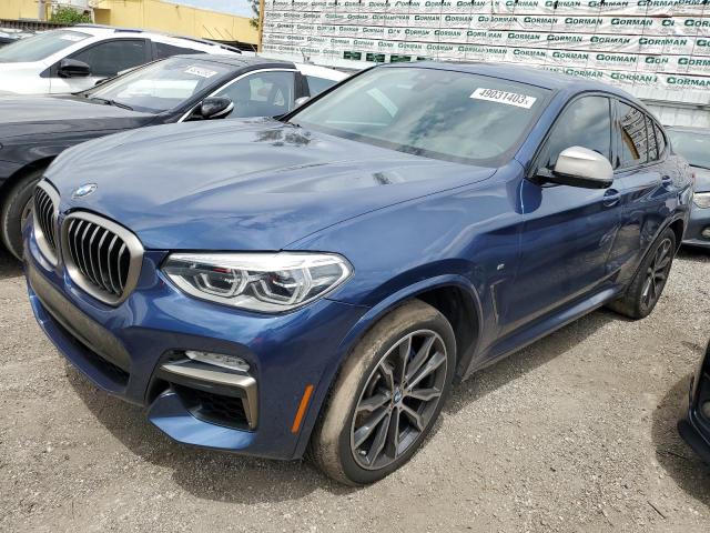 5UXUJ5C55KLA93300 - 2019 BMW X4 M40I BLUE photo 1