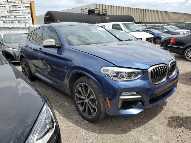 5UXUJ5C55KLA93300 - 2019 BMW X4 M40I BLUE photo 4