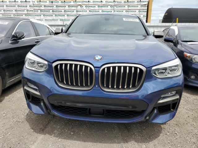 5UXUJ5C55KLA93300 - 2019 BMW X4 M40I BLUE photo 5