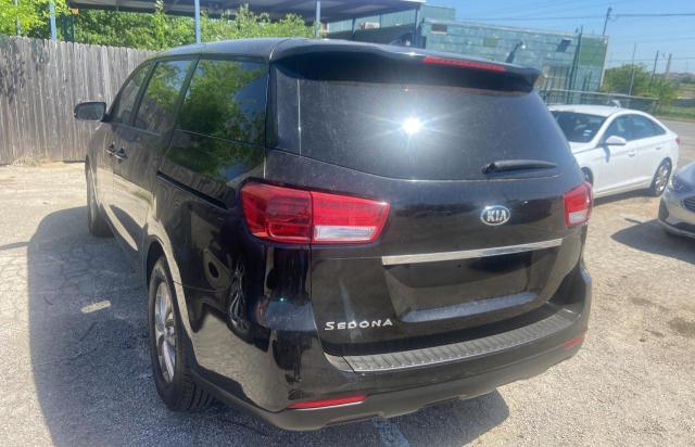 KNDMA5C16K6549685 - 2019 KIA SEDONA L BLACK photo 3