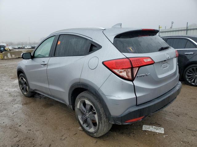 3CZRU6H77JM713048 - 2018 HONDA HR-V EXL SILVER photo 2