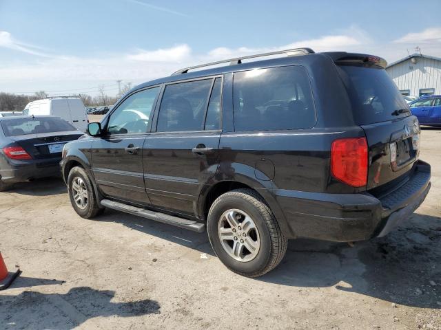 5FNYF18515B040958 - 2005 HONDA PILOT EXL BLACK photo 2