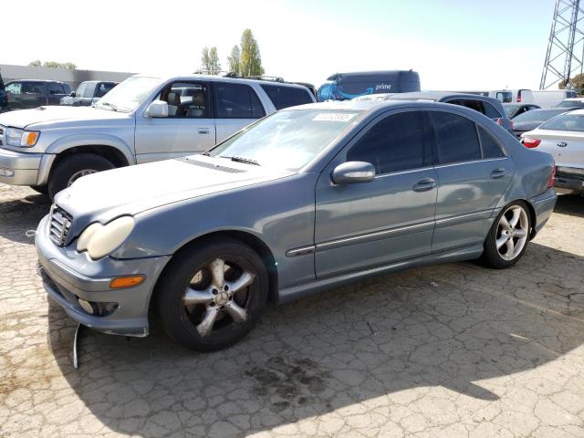 WDBRF40J65F682892 - 2005 MERCEDES-BENZ C 230K SPORT SEDAN GRAY photo 1