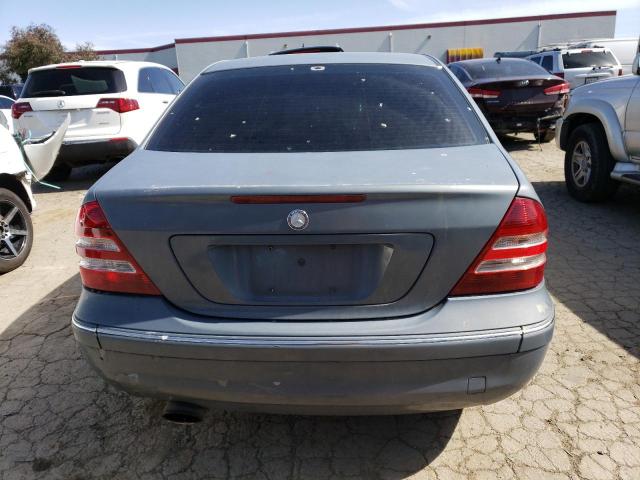 WDBRF40J65F682892 - 2005 MERCEDES-BENZ C 230K SPORT SEDAN GRAY photo 6