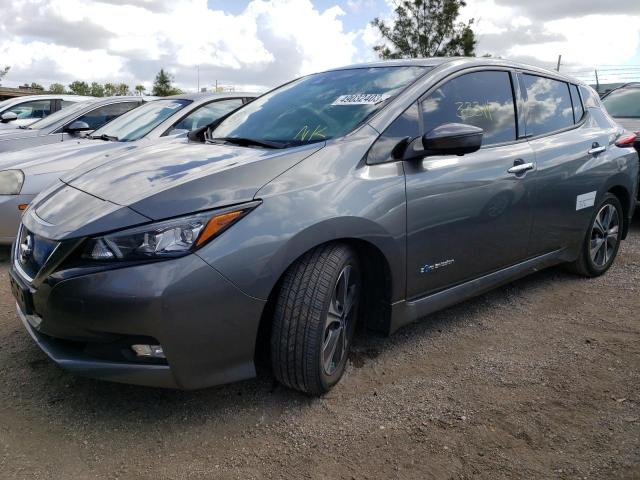 1N4AZ1CP9JC311604 - 2018 NISSAN LEAF S GRAY photo 1