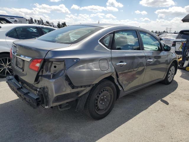 3N1AB7AP3GY239600 - 2016 NISSAN SENTRA S GRAY photo 3