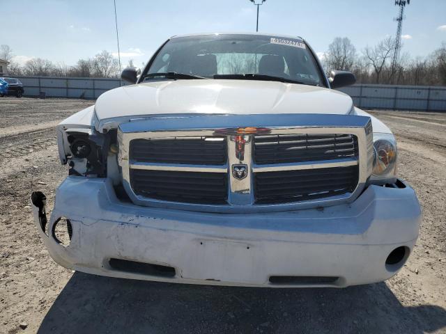 1D7HE42K86S532271 - 2006 DODGE DAKOTA SLT WHITE photo 5