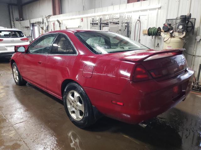 1HGCG2257YA029578 - 2000 HONDA ACCORD EX RED photo 2