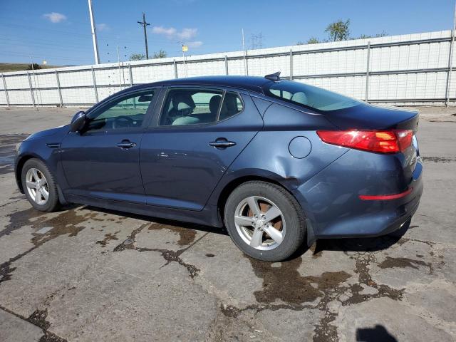 5XXGM4A76FG380409 - 2015 KIA OPTIMA LX BLUE photo 2