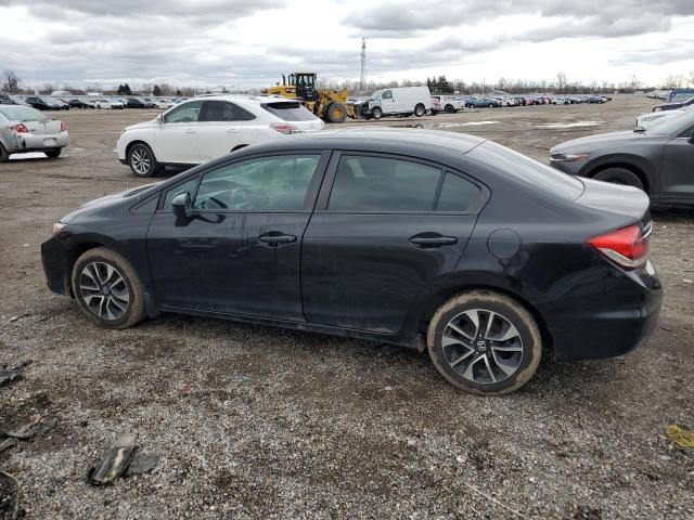 2HGFB2F58FH012342 - 2015 HONDA CIVIC LX BLACK photo 2