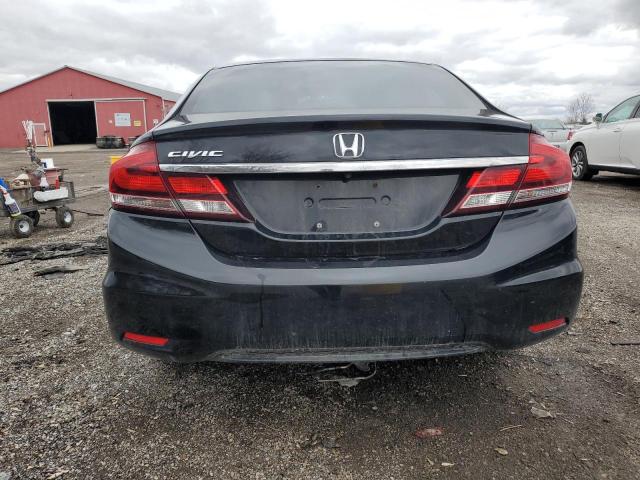 2HGFB2F58FH012342 - 2015 HONDA CIVIC LX BLACK photo 6