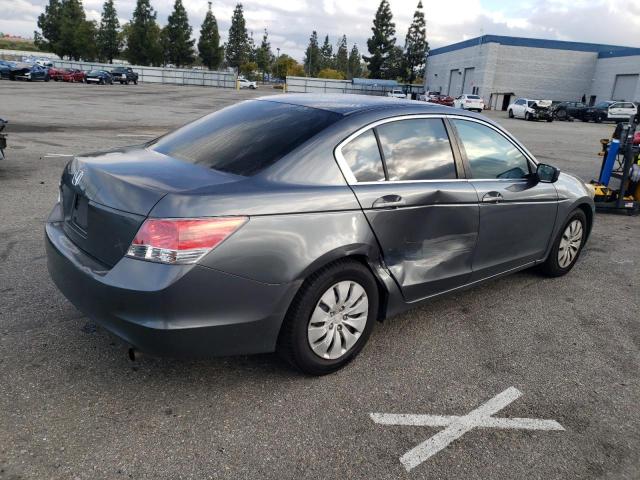 1HGCP2F31AA188823 - 2010 HONDA ACCORD LX GRAY photo 3