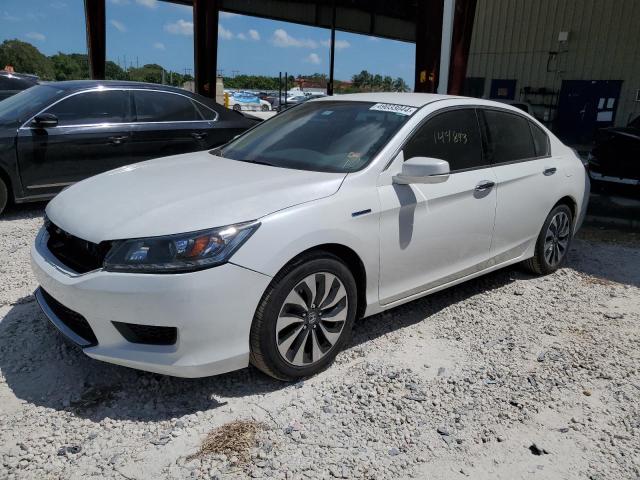 1HGCR6F31FA003386 - 2015 HONDA ACCORD HYBRID WHITE photo 1