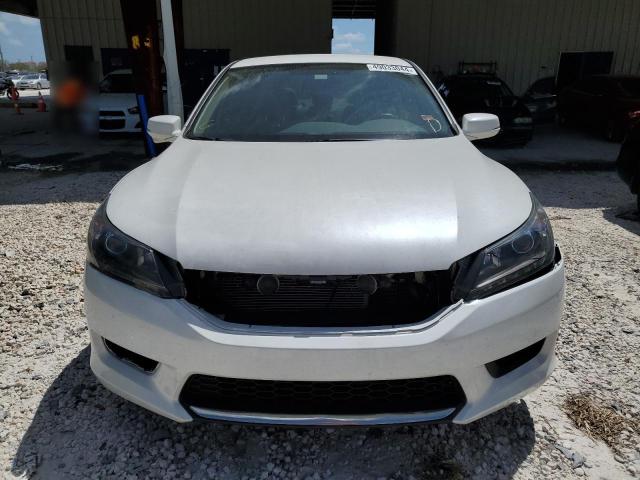 1HGCR6F31FA003386 - 2015 HONDA ACCORD HYBRID WHITE photo 5