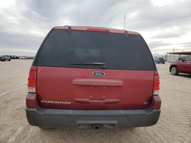 1FMRU15W14LA04900 - 2004 FORD EXPEDITION XLT RED photo 6