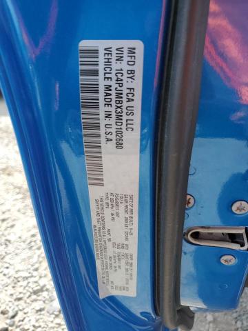 1C4PJMBX3MD102680 - 2021 JEEP CHEROKEE TRAILHAWK Mavi foto 13