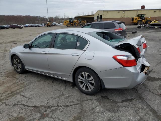 1HGCR2F37FA168867 - 2015 HONDA ACCORD LX SILVER photo 2