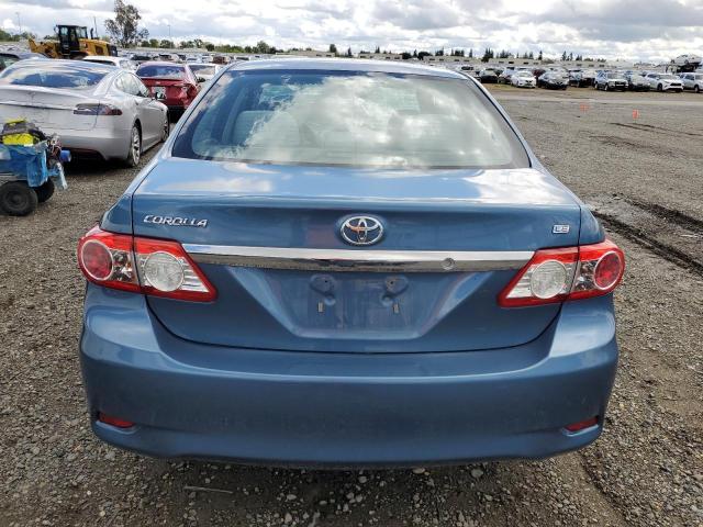 5YFBU4EE2DP136022 - 2013 TOYOTA COROLLA BASE BLUE photo 6