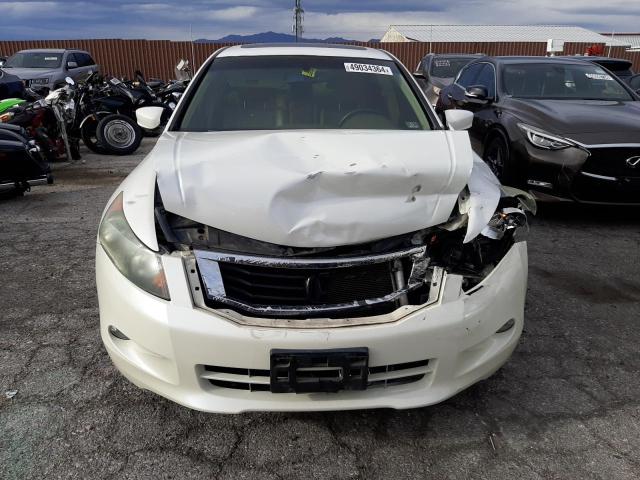 1HGCP36858A077980 - 2008 HONDA ACCORD EXL WHITE photo 5