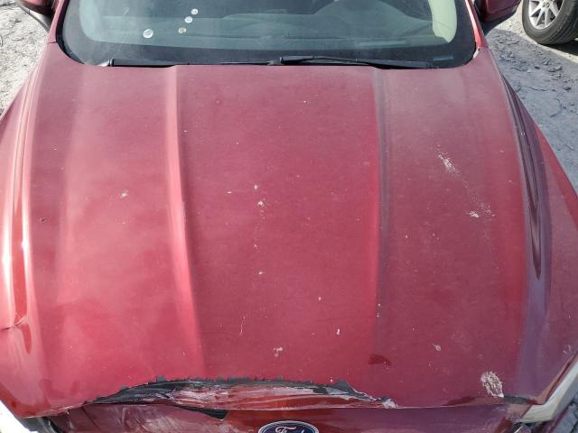 3FA6P0HD8KR246641 - 2019 FORD FUSION SE მუქწითელი ფოტო 11