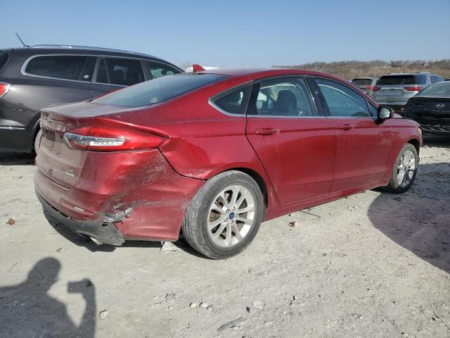 3FA6P0HD8KR246641 - 2019 FORD FUSION SE მუქწითელი ფოტო 3