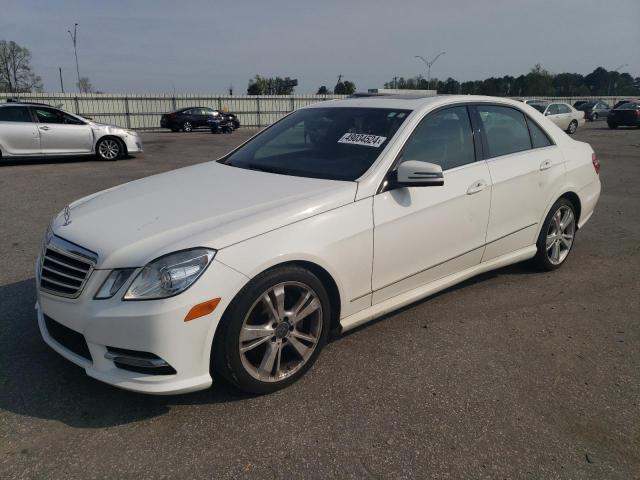 WDDHF5KB9DA676935 - 2013 MERCEDES-BENZ E 350 WHITE photo 1