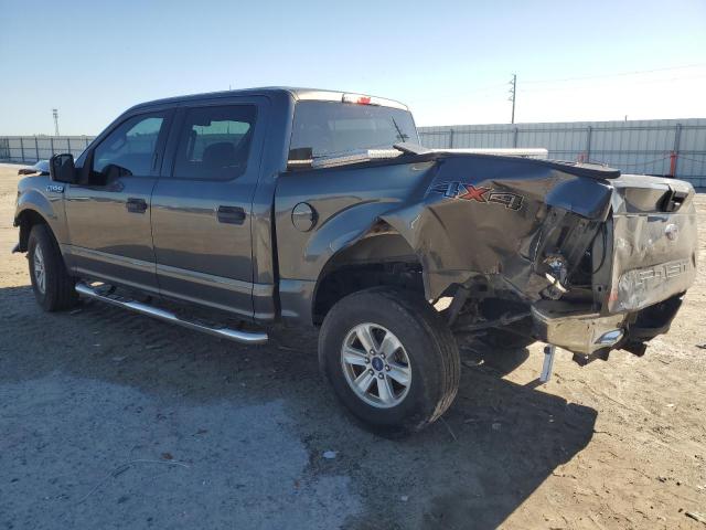 1FTEW1E57KKC17387 - 2019 FORD F150 SUPERCREW GRAY photo 2