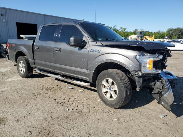 1FTEW1E57KKC17387 - 2019 FORD F150 SUPERCREW GRAY photo 4