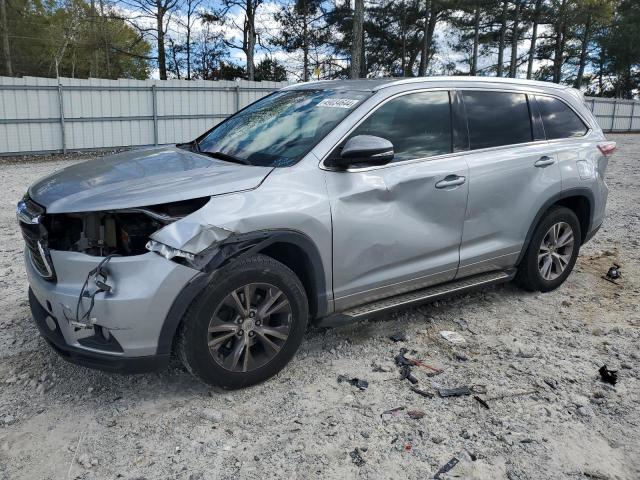 5TDKKRFH9ES027657 - 2014 TOYOTA HIGHLANDER XLE SILVER photo 1