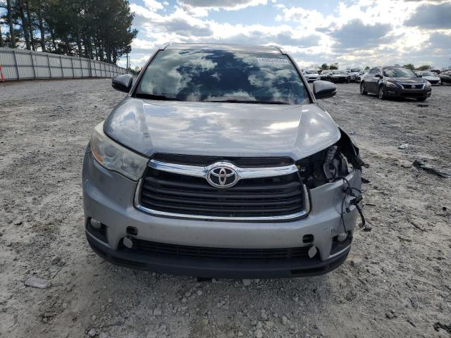 5TDKKRFH9ES027657 - 2014 TOYOTA HIGHLANDER XLE SILVER photo 5