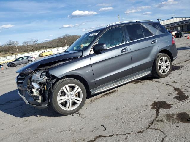 4JGDA5HBXCA032658 - 2012 MERCEDES-BENZ ML 350 4MATIC GRAY photo 1