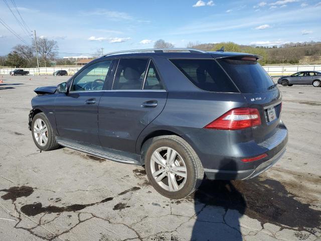 4JGDA5HBXCA032658 - 2012 MERCEDES-BENZ ML 350 4MATIC GRAY photo 2