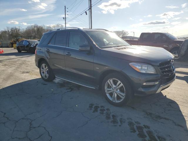 4JGDA5HBXCA032658 - 2012 MERCEDES-BENZ ML 350 4MATIC GRAY photo 4